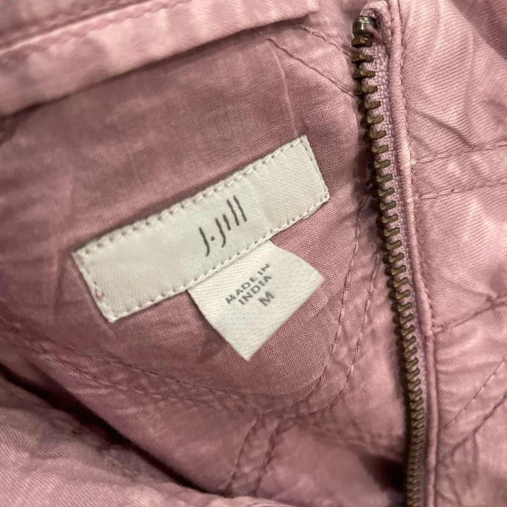 J. Jill Quilted Blush Utility Jacket - Picture 4 of 5